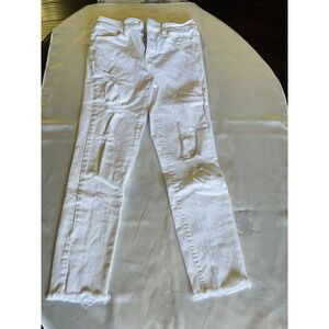 SO Women High Rise - Crop Jegging White Jeans - Size 3/26